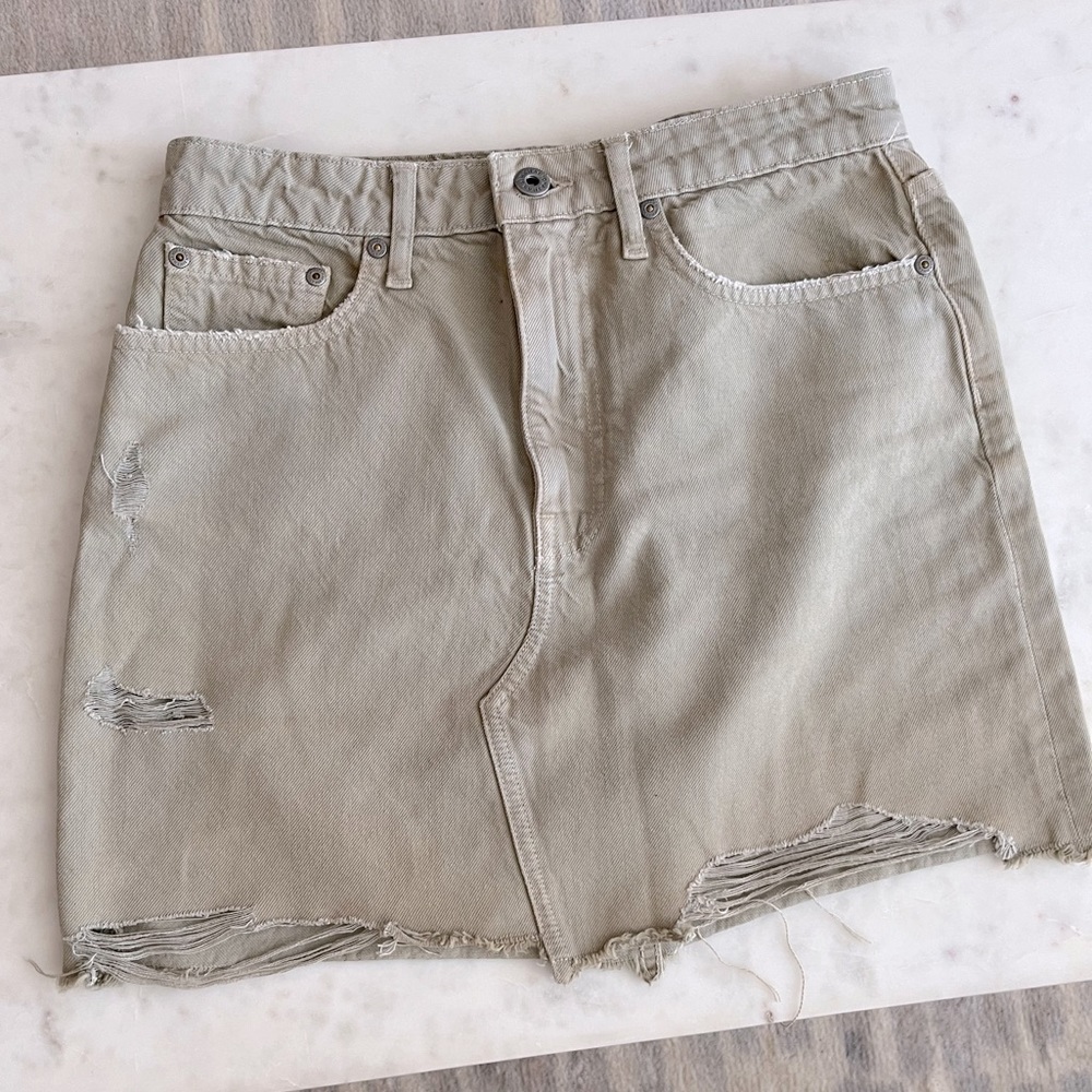Jonathan Simkhai Denim Skirt